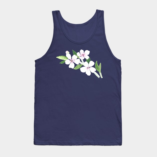 Almond Blooms Tank Top by Sharon Rose Art